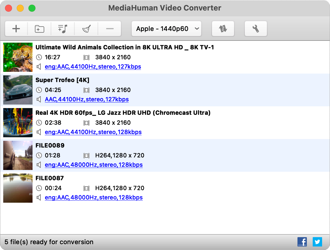 MediaHuman Video Converter Mac版 V1.2.1 Mac视频格式转换