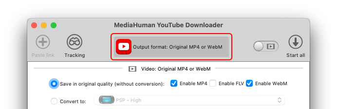 convert youtube to mp4 for mac free