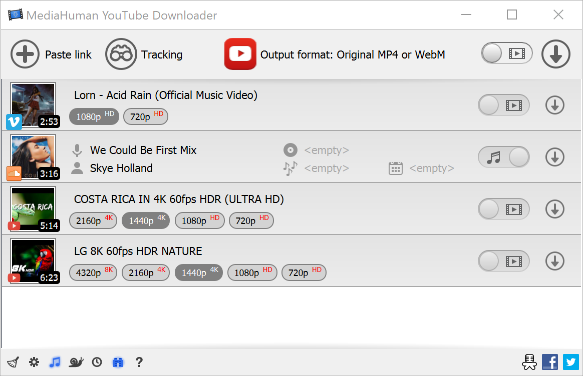 MediaHuman YouTube Downloader 3.9.9.85.1308 for windows download