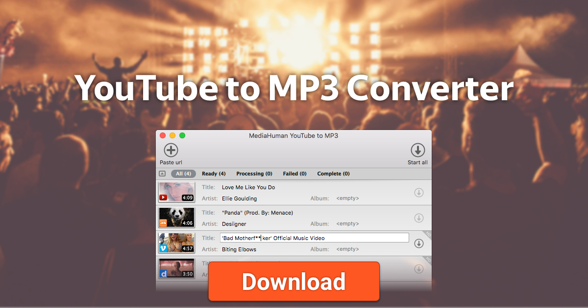 Free YouTube to MP3 Converter download music and take it anywhere